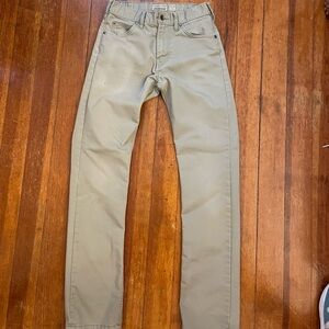 Patagonia Tan Slim Jeans Lightweight Denim
